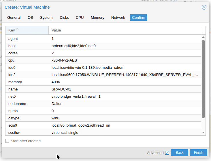 Сверяемся, что все наши параметры верны.