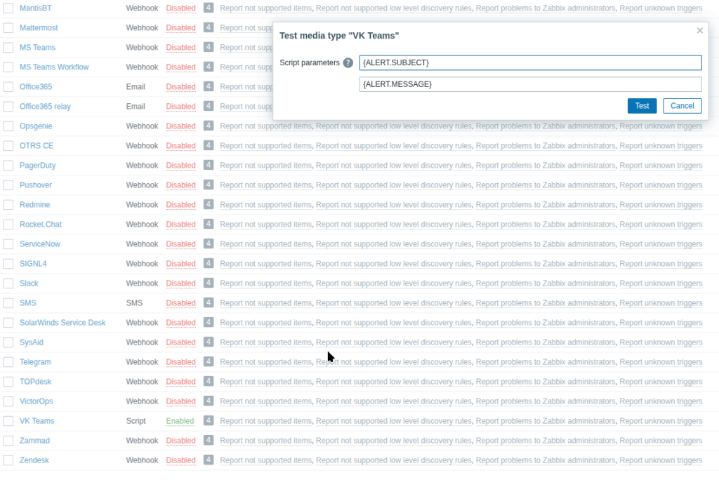 Активируем Media type и выполняем тестирование.