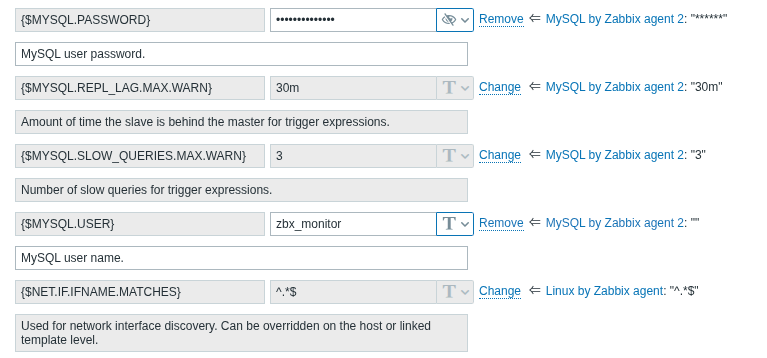Имя пользователя и пароль для подключения