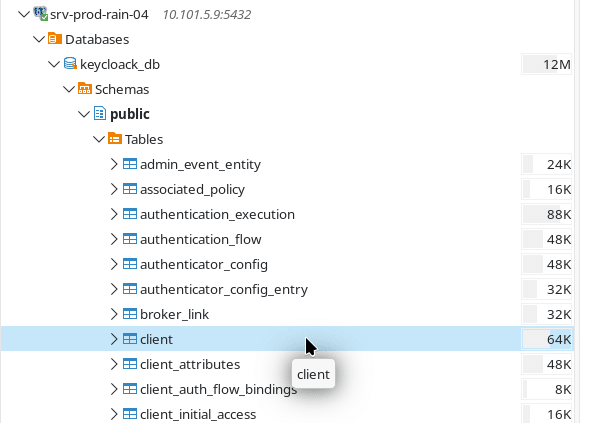 База данных проинициализирована после перезапуск Keycloack.