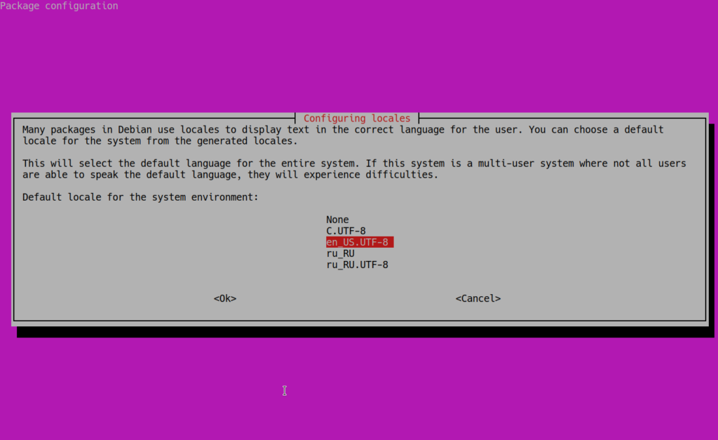 Несколько локалей в системе
