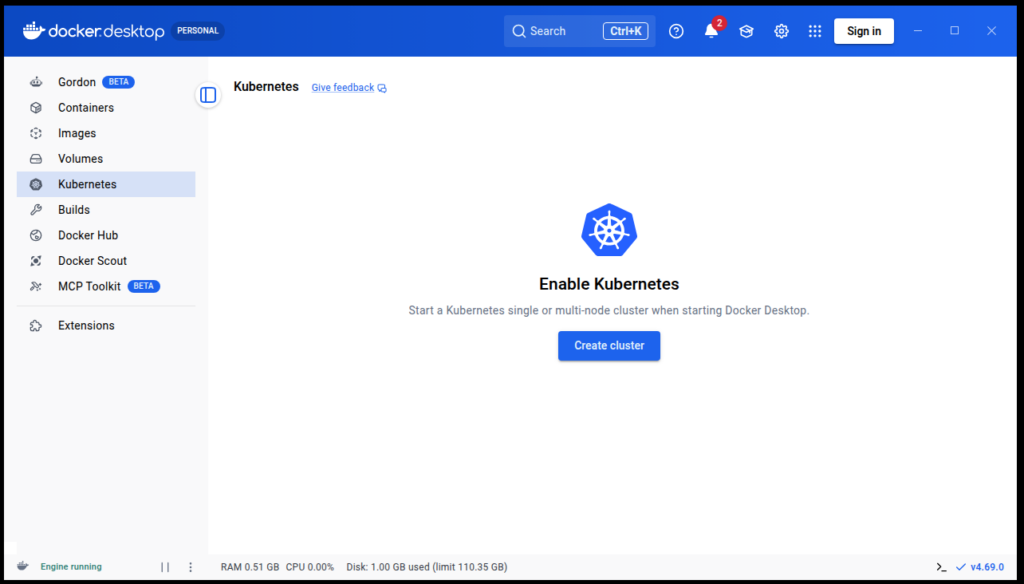 Docker Desktop Kubernetes